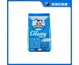 【澳洲直邮包邮】Devondale 德运 全脂成人奶粉 1公斤/袋(3岁以上适用) 【澳洲直邮包邮】Devondale 德运 全脂成人奶粉 1公斤/袋(3岁以上适用)